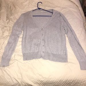 Grey cardigan